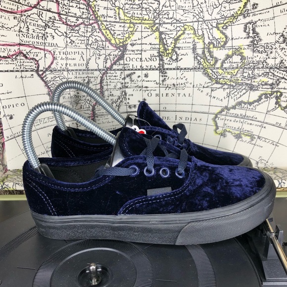 navy low top vans